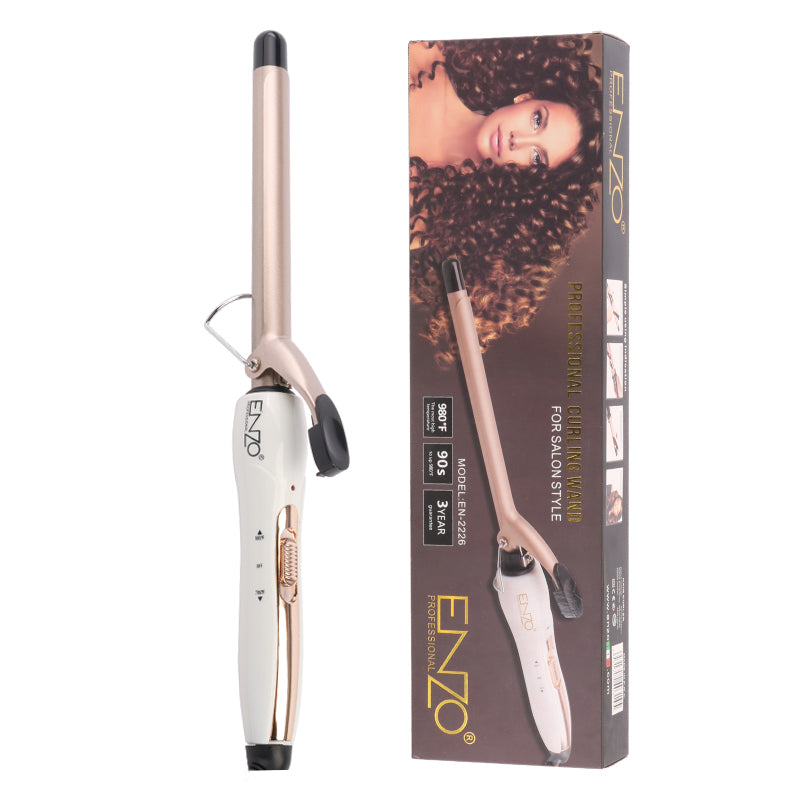 مكواة تجعيد الشعر الاحترافية من إنزو (ENZO Professional Curling Wand)، موديل EN-2226.