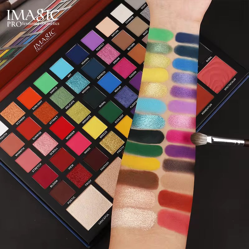 باليت المكياج المتكامل (56 Color Terraced Palette) من ماركة إيماجيك الاحترافية (IMAGIC Professional Cosmetics)
