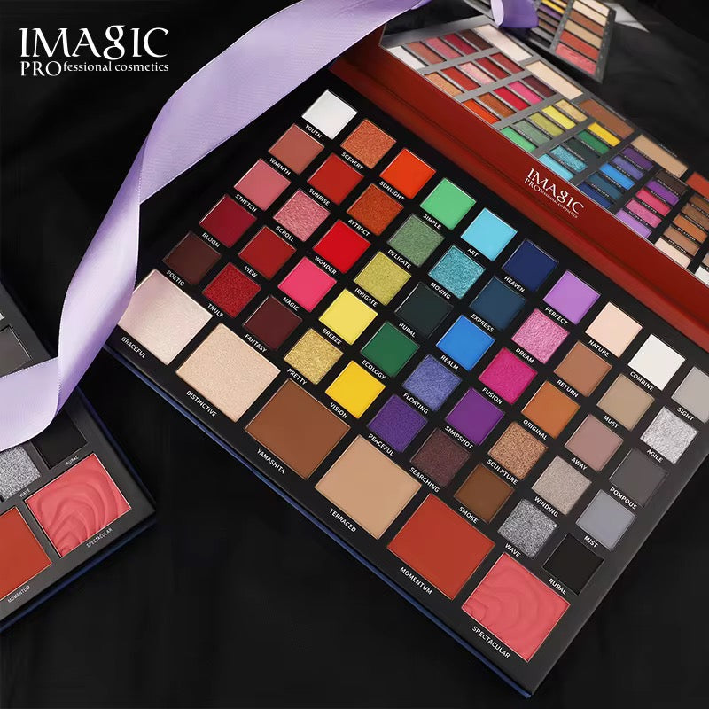 باليت المكياج المتكامل (56 Color Terraced Palette) من ماركة إيماجيك الاحترافية (IMAGIC Professional Cosmetics)