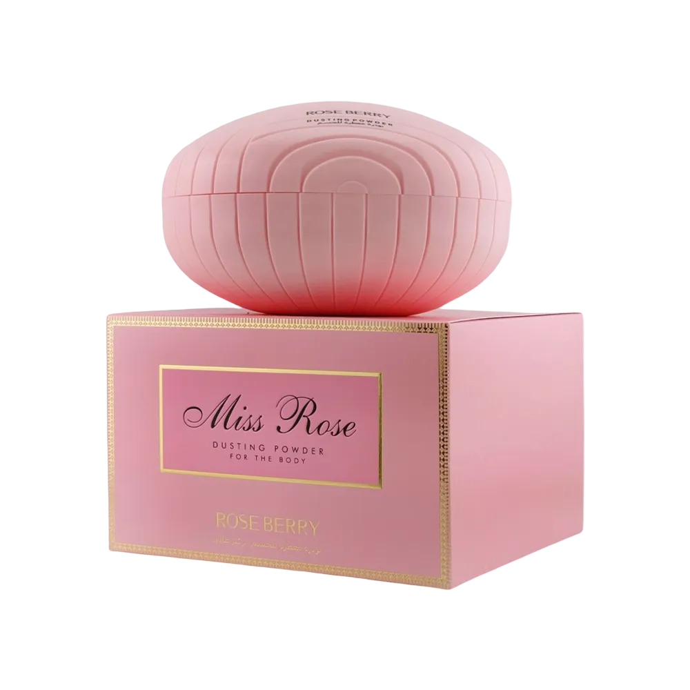 بودرة ميس روز العطرية والمعطرة للجسم (Miss Rose Dusting Powder for the Body)