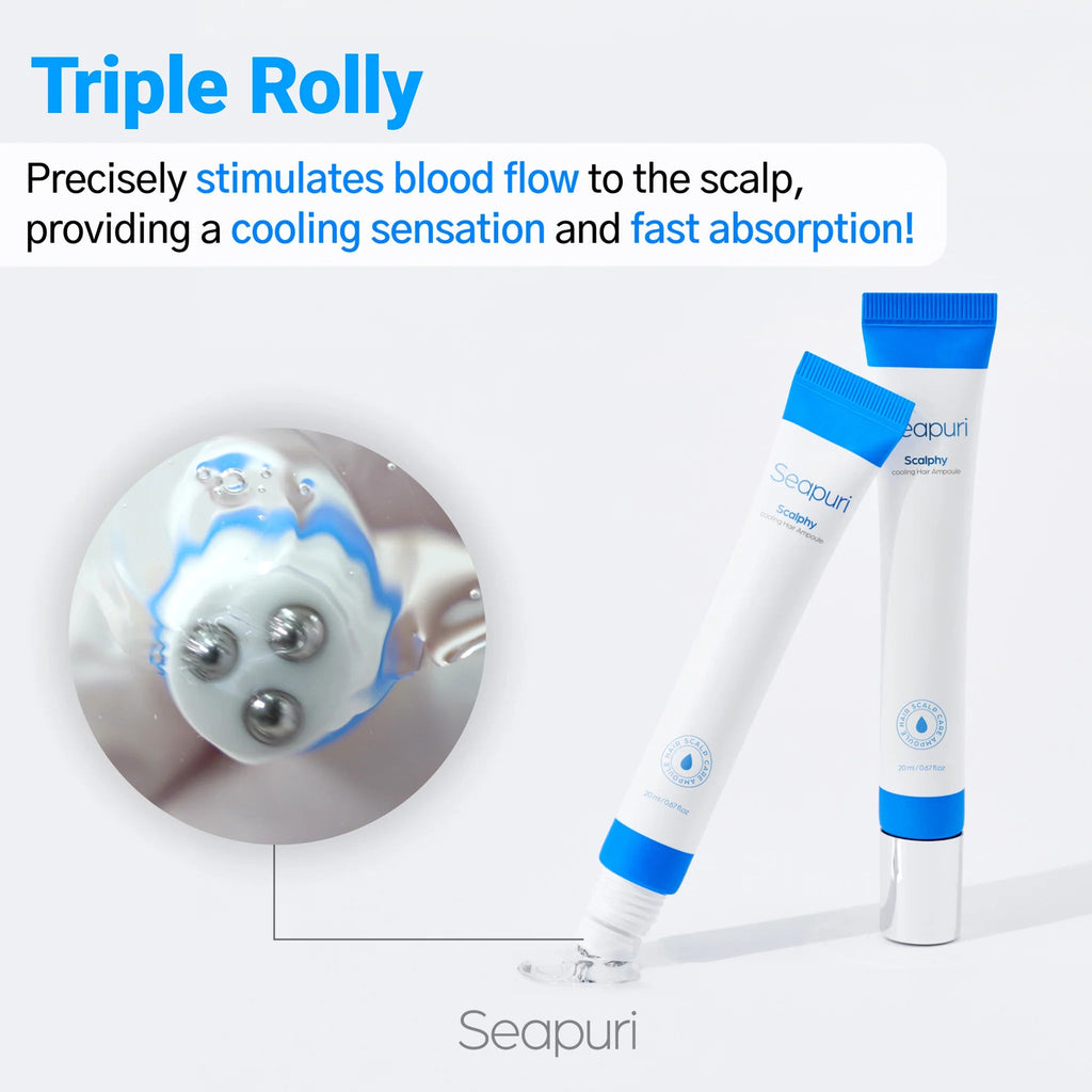 سيروم سيبوري الكوري للعناية بفروة الرأس (Seapuri Scalpy Hair Serum) بحجم 20 مل.