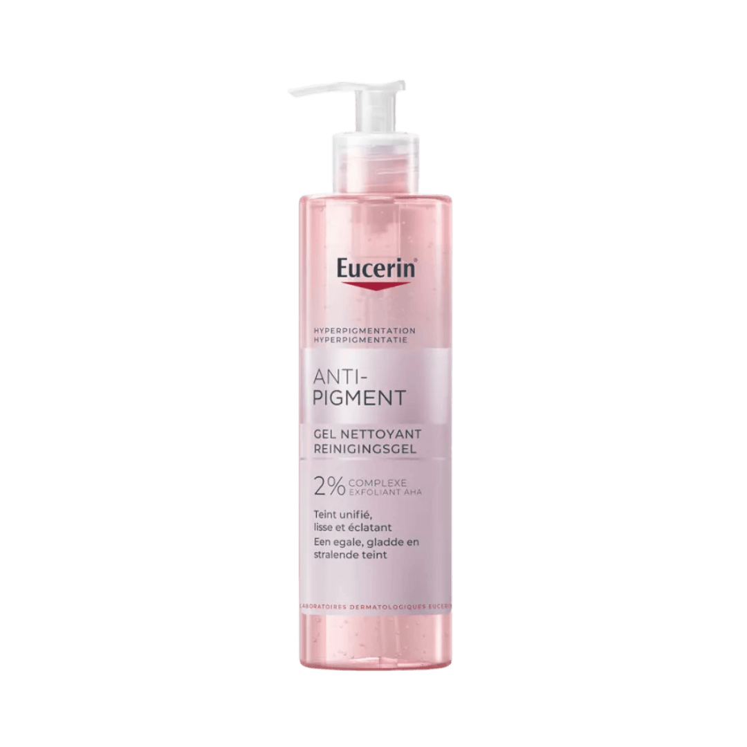 غسول جل يوسيرين المضاد للتصبغات (Eucerin Anti-Pigment Cleansing Gel) بحجم 400 مل.