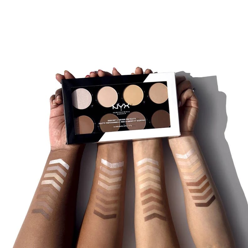 باليت الهايلايت والكونتور الاحترافي [NYX Professional Makeup Highlight & Contour Pro Palette]