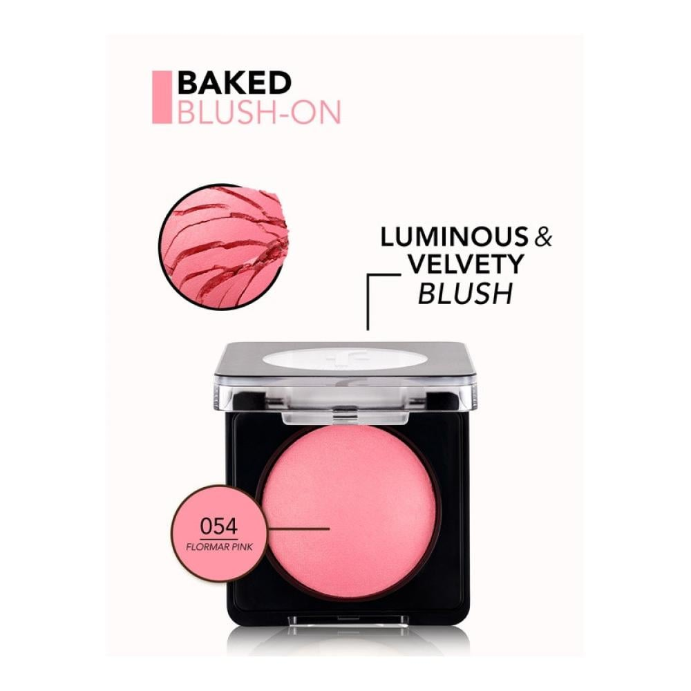 أحمر خدود فلورمار المخبوز (Flormar Baked Blush-On) بدرجة 054 (Flormar Pink)،