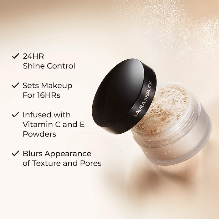 Mercier Translucent Loose Setting Powder) هي منتج تجميل شهير للغاية وحائز على عدة جوائز، وتُعد خياراً أساسياً لدى خبراء التجميل