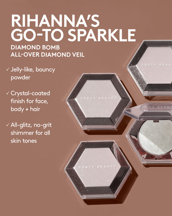هايلايتر فنتي بيوتي Diamond Bomb All-Over Diamond Veil