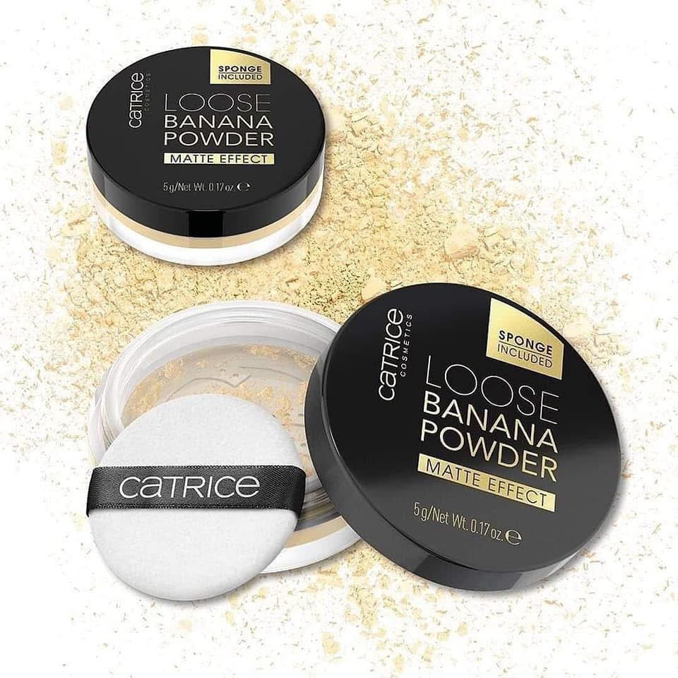 لوس بودر كاتريس ذات التأثير المطفي Catrice Loose Banana Powder من علامة كاتريس (Catrice Cosmetics)