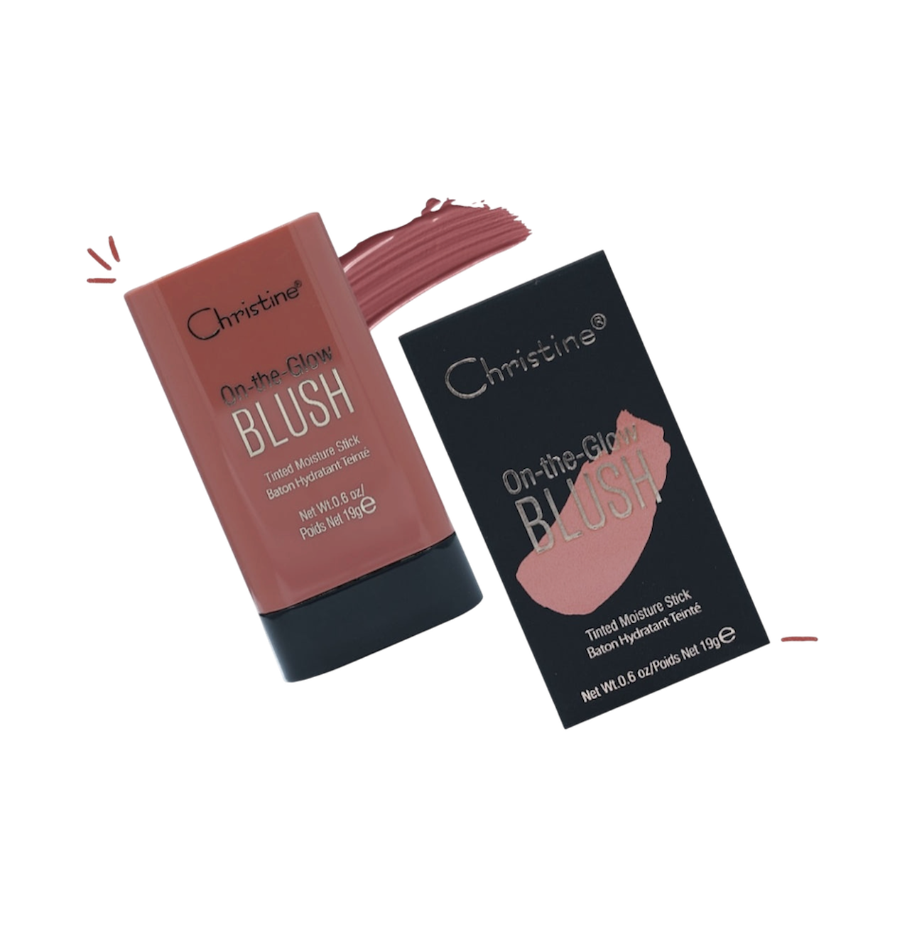 Christine On-The-Glow Blush - 19g | كريستين بلاش ستيك كريمي - 19 غرام