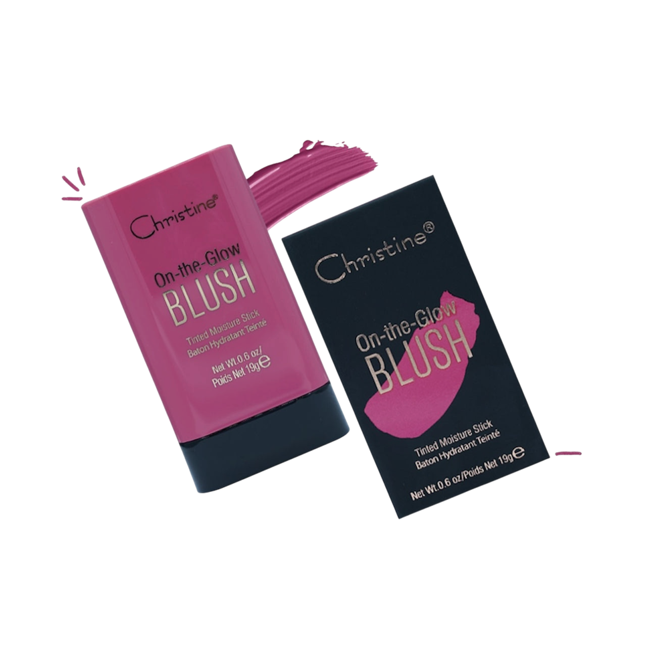 Christine On-The-Glow Blush - 19g | كريستين بلاش ستيك كريمي - 19 غرام