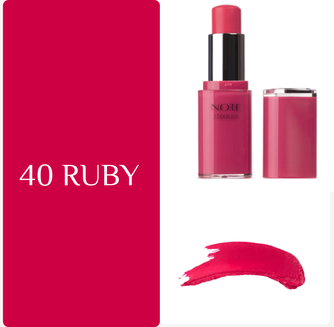 NOTE STICK BLUSH - 8g | نوت بلاش كريمي - 8 غ