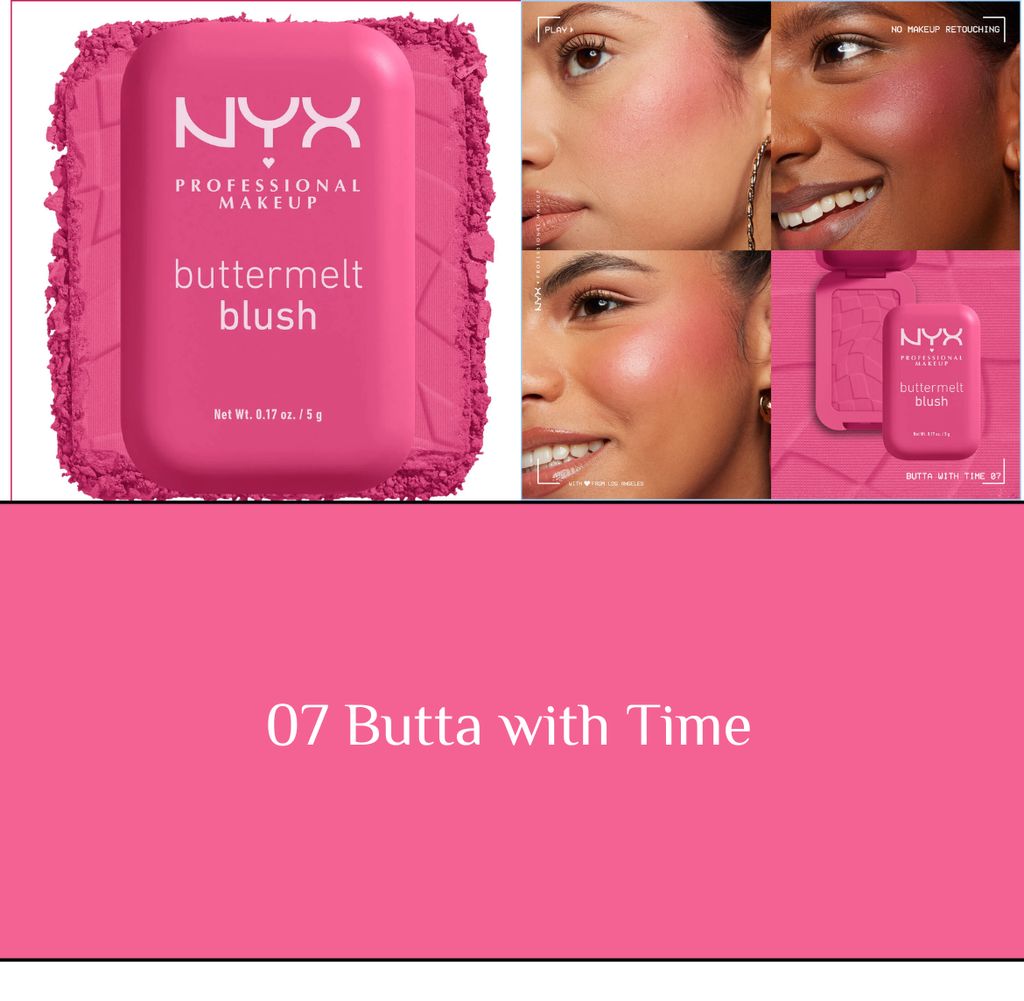 NYX Buttermelt Blush - 5g | ان واي اكس بلاش - ٥ غرام