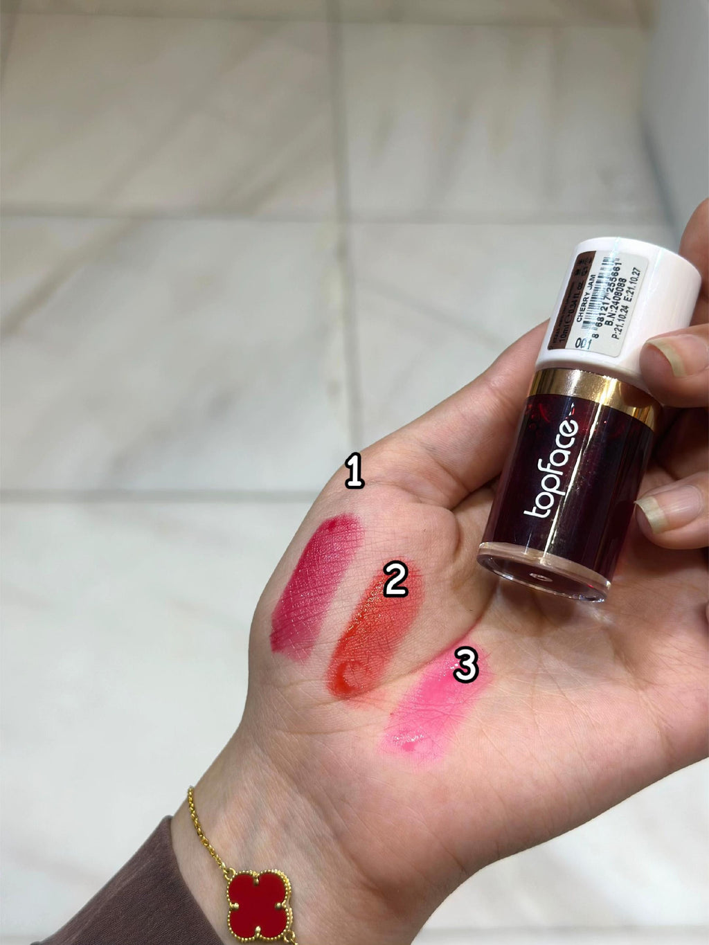 توب فيس أكوا تينت للشفاه والخدود (Topface Aqua Tint Lip & Cheek) بحجم 10 مل