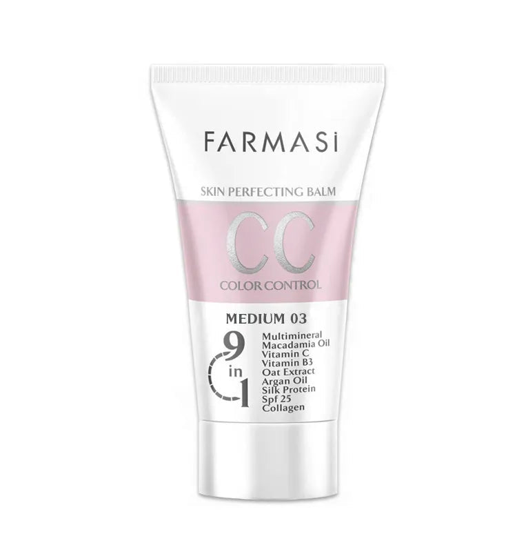 FARMASI CC Color Control Cream Foundation Balm - 50ml | فارماسي سي سي كريم - 50 مل