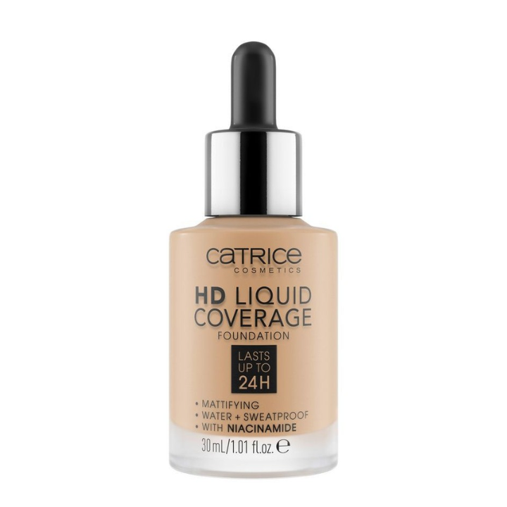 Catrice Hd Liquid Coverage Foundation | كاتريس كريم أساس بتغطية عالية