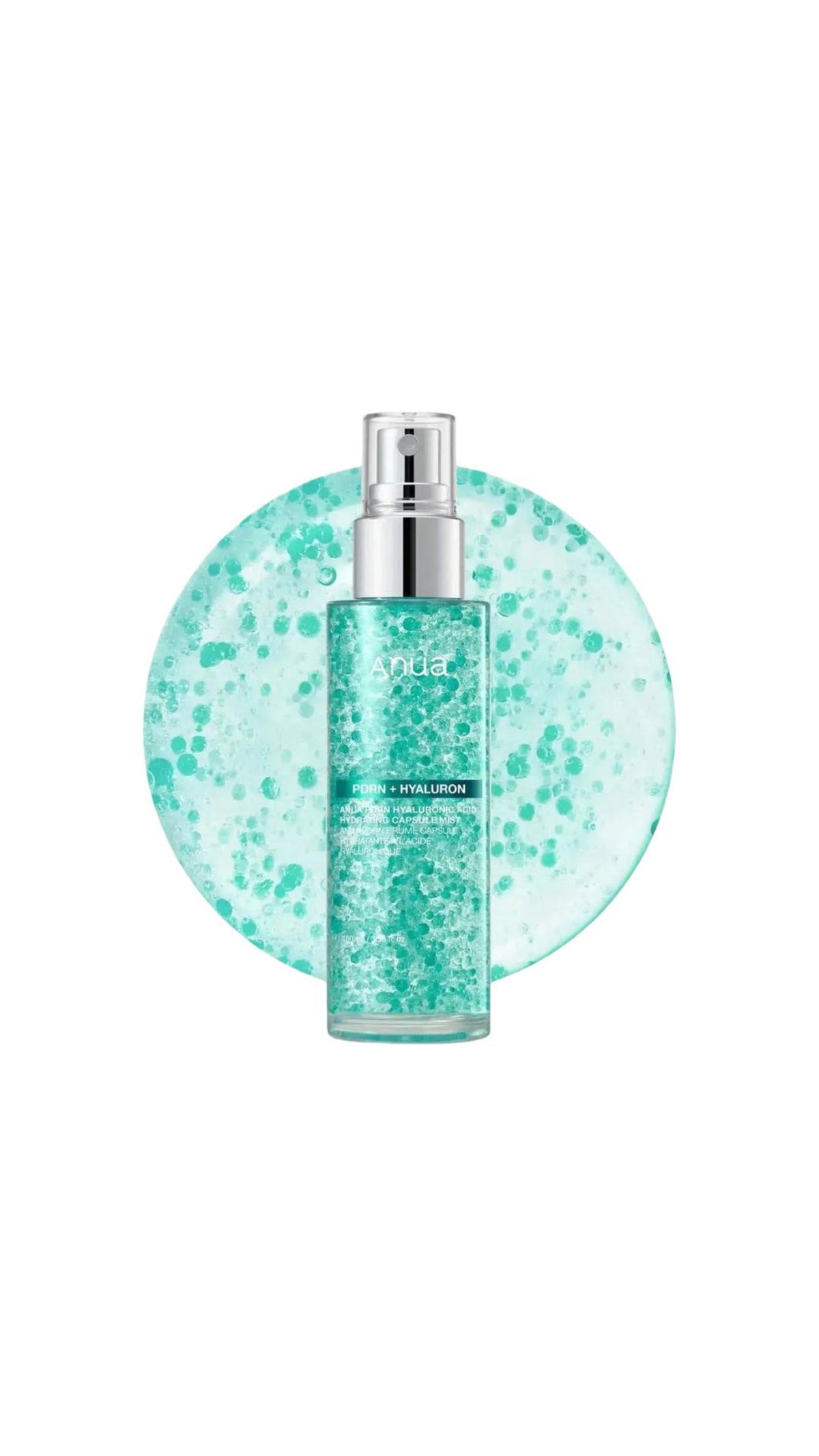 بخاخ كبسولات الترطيب بحمض الهيالورونيك وPDRN من أنوا (Anua PDRN Hyaluronic Acid Hydrating Capsule Mist) بحجم 100 مل