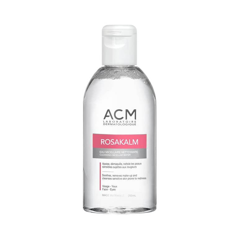 ماء ميسيلار المنظف روزاكالم (Rosakalm Cleansing Micellar Water) من إنتاج شركة Laboratoire ACM