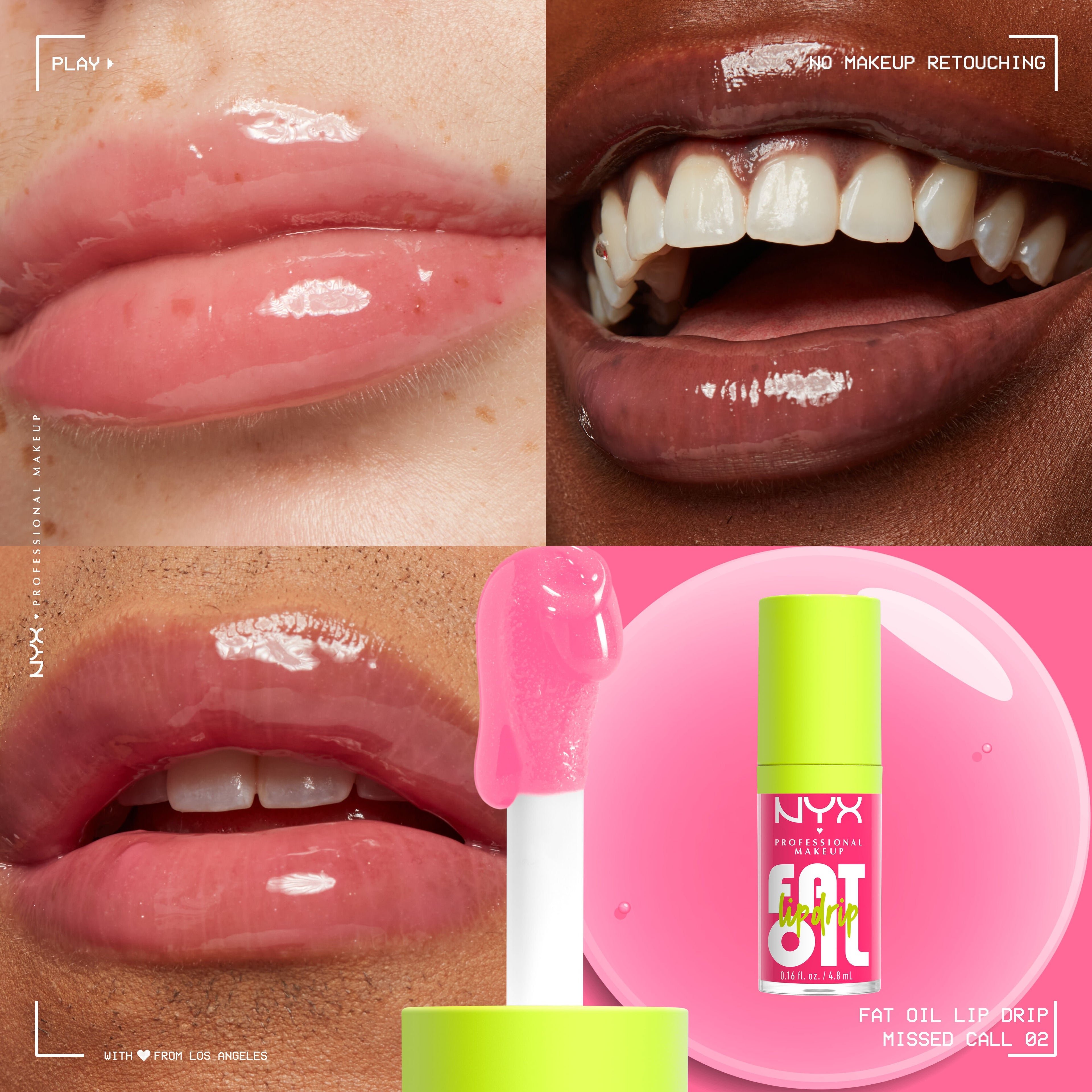 FAT OIL LIP DRIPزيت مرطب شفاه ان واي اكس درجة (Missed Call)