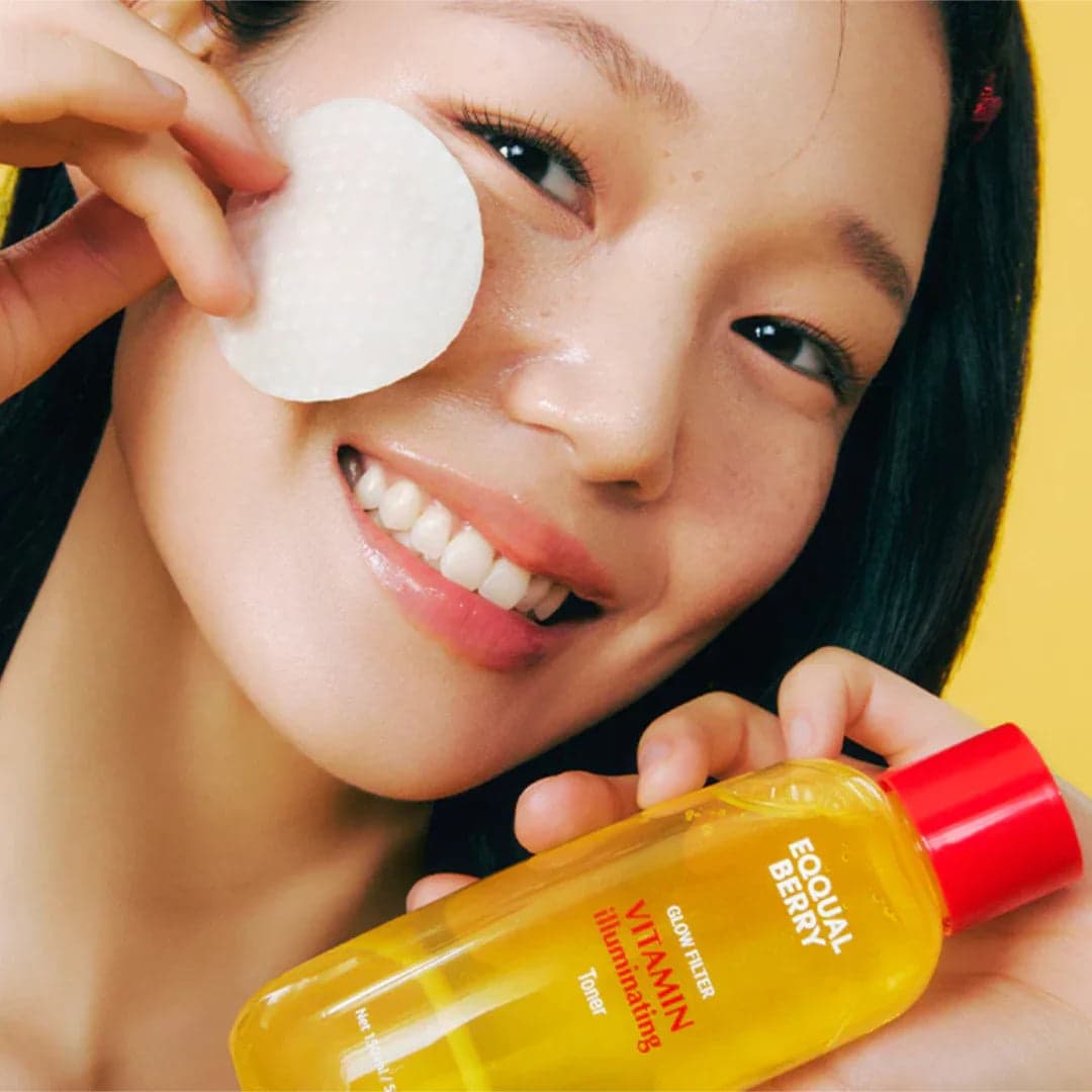 تونر إيكوال بيري الأصفر EQQUALBERRY Glow Filter Vitamin Illuminating Toner.