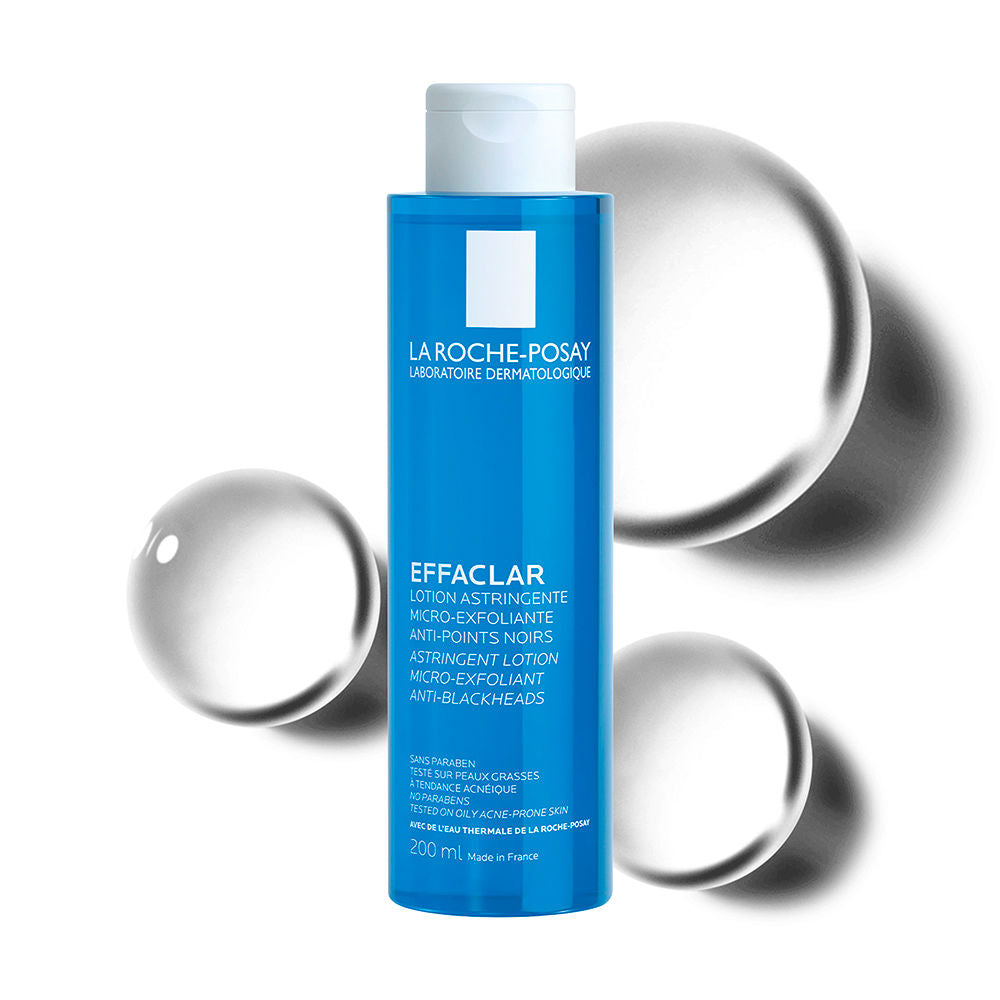 تونر لاروش بوزيه إيفاكلار القابض للمسام والمقشر الدقيق (La Roche-Posay Effaclar Astringent Lotion)