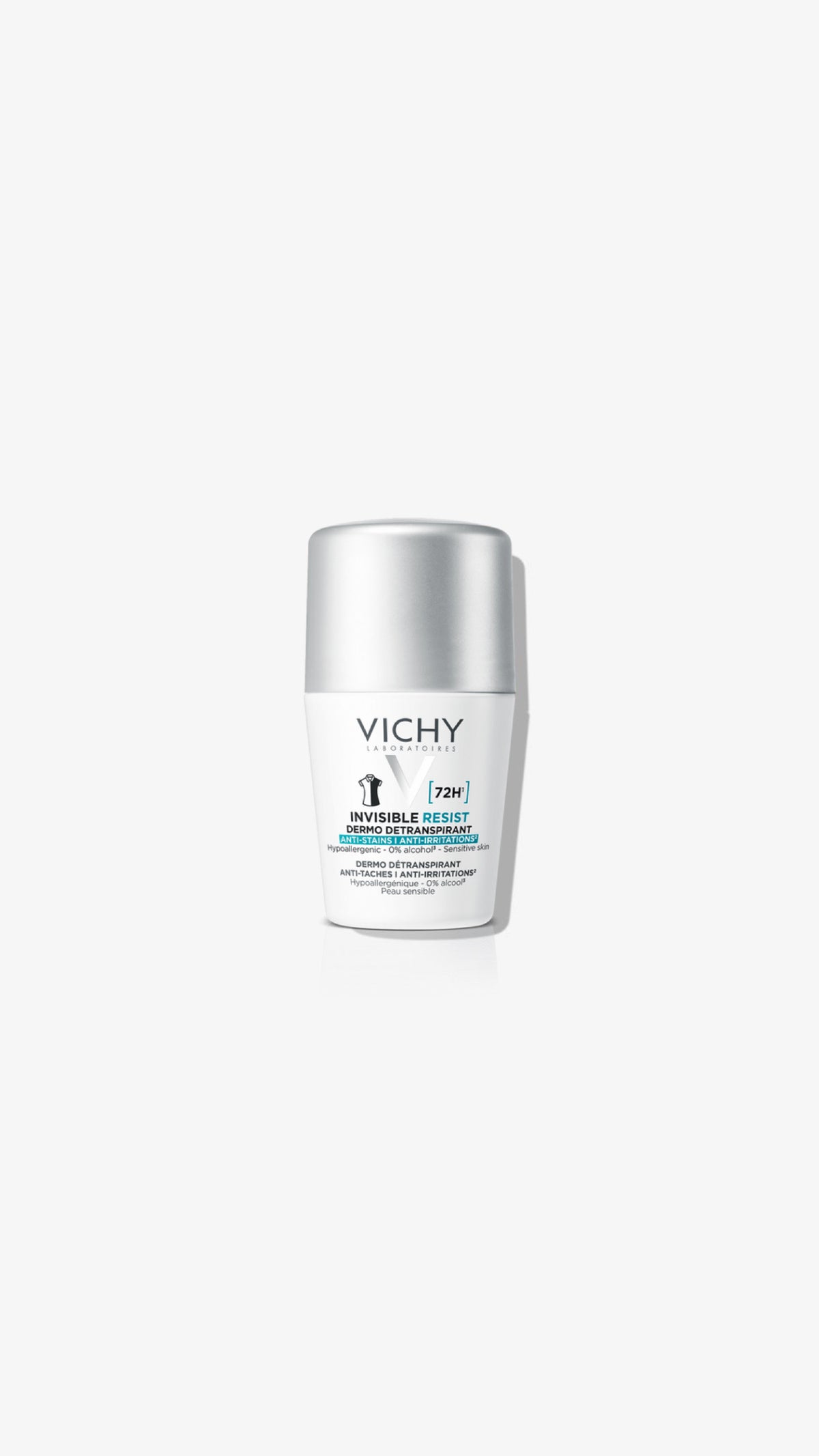 مزيل ومضاد التعرق الطبي Vichy Invisible Resist 72H Dermo Detranspirant بحجم 50 مل