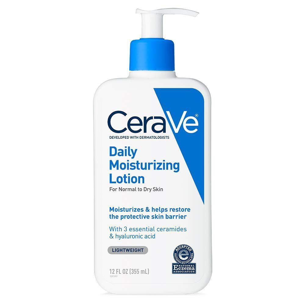 هو لوشن الترطيب اليومي من سيرافي (CeraVe Daily Moisturizing Lotion) بالحجم الكبير 473 مل (16 أونصة) المخصص للبشرة العادية إلى الجافة