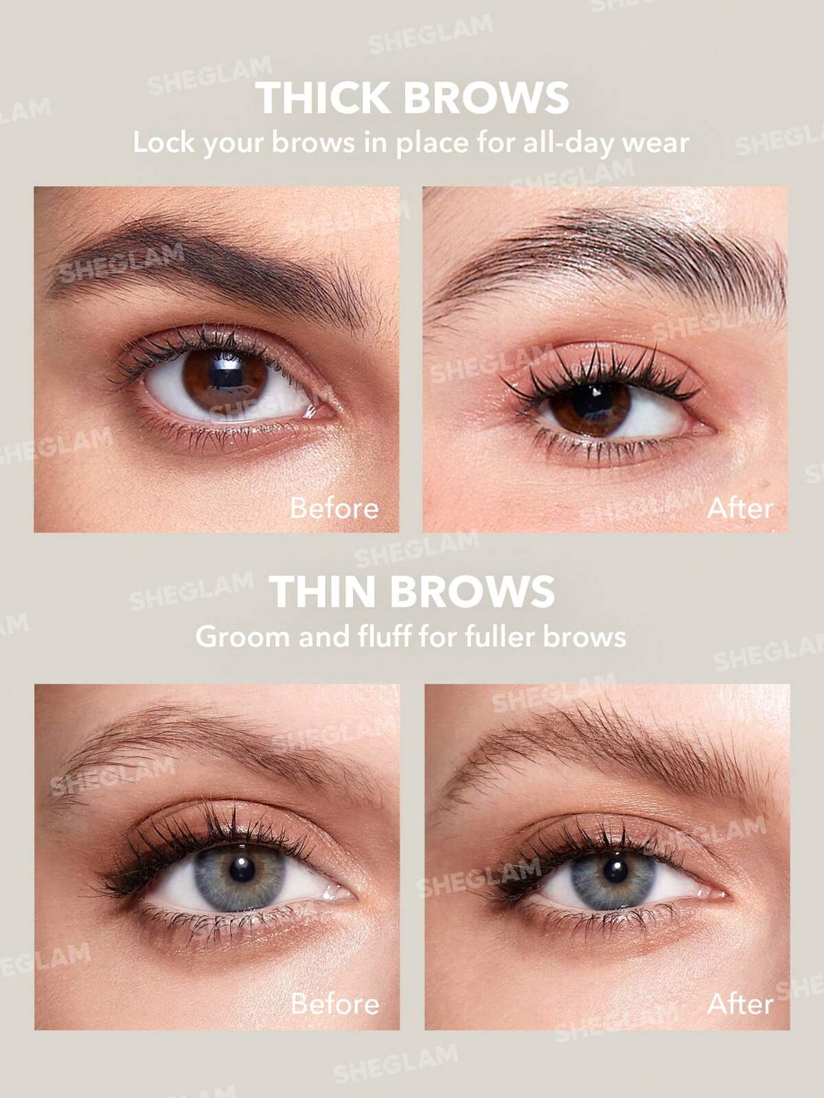 جل مثبت للحواجب شيكلام | Sheglam Set Me Up Brow Hold