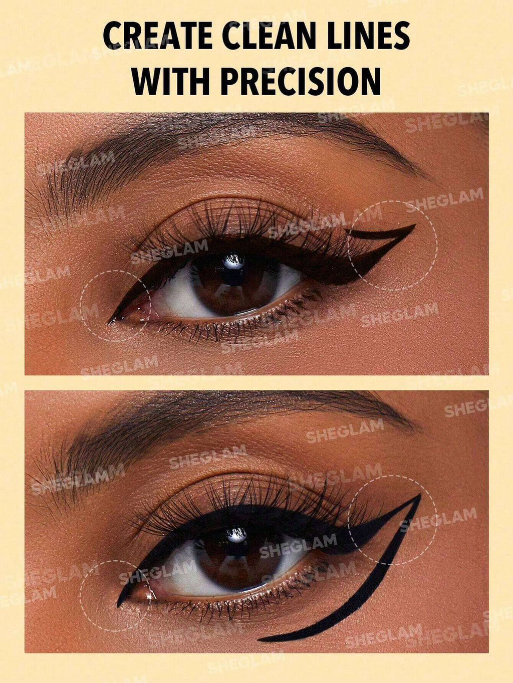 SHEGLAM LINE & DEFINE WATERPROOF LIQUID EYELINER – BLACK قلم ايلاينر من شيگلام