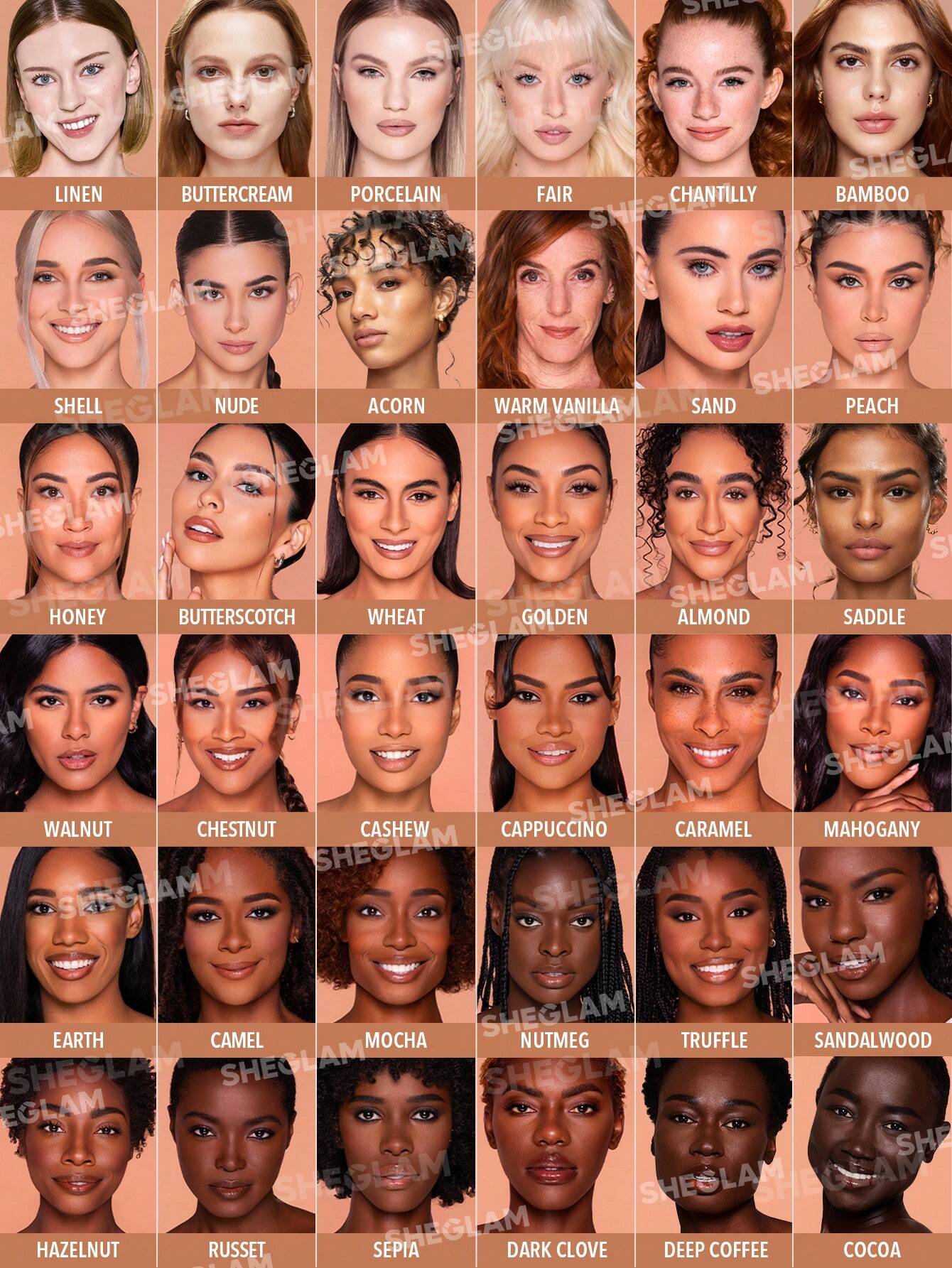 SHEGLAM Complexion Pro Long Lasting Breathable Matte Foundation كريم اساس من شيكلام