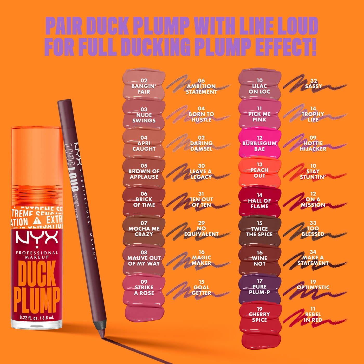 NYX Duck Plump Plumping Gloss - 7ml | ان واي اكس غلوس مكبر للشفاه - 7 مل