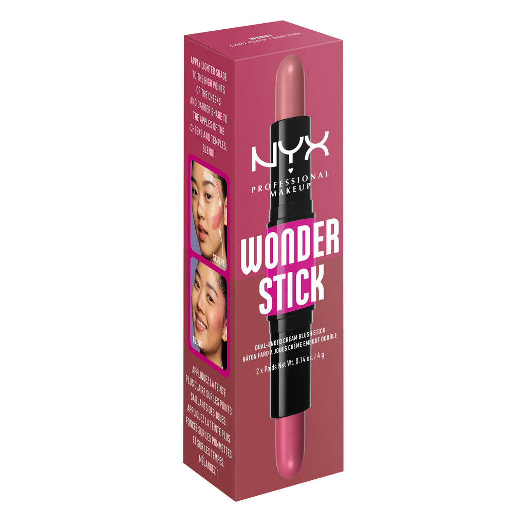 NYX Wonder Stick Blush أحمر خدود كريمي مزدوج الأطراف من ان واي اكس