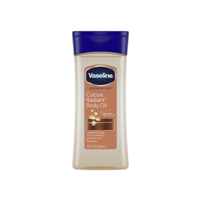 Vaseline Cocoa Radiant Body Oil - 200ml | فازلين زيت الجسم المشع بالكاكاو - 200 مل