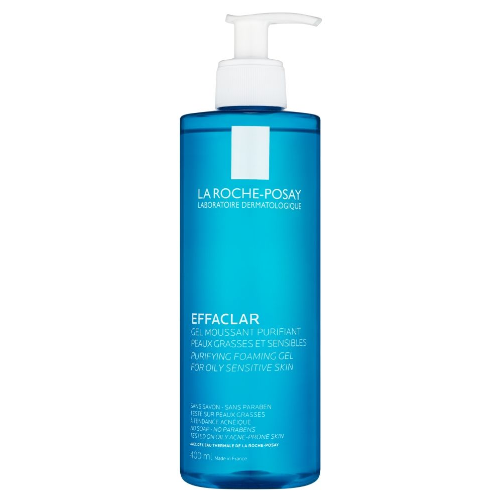جل تنظيف لاروش بوزيه إيفاكلار (La Roche-Posay Effaclar Purifying Foaming Gel) بحجم 400 مل.