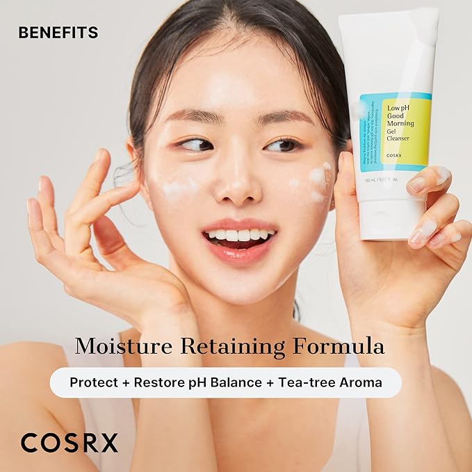 غسول جل كوزركس لو بي إتش جود مورنينج (COSRX Low pH Good Morning Gel
