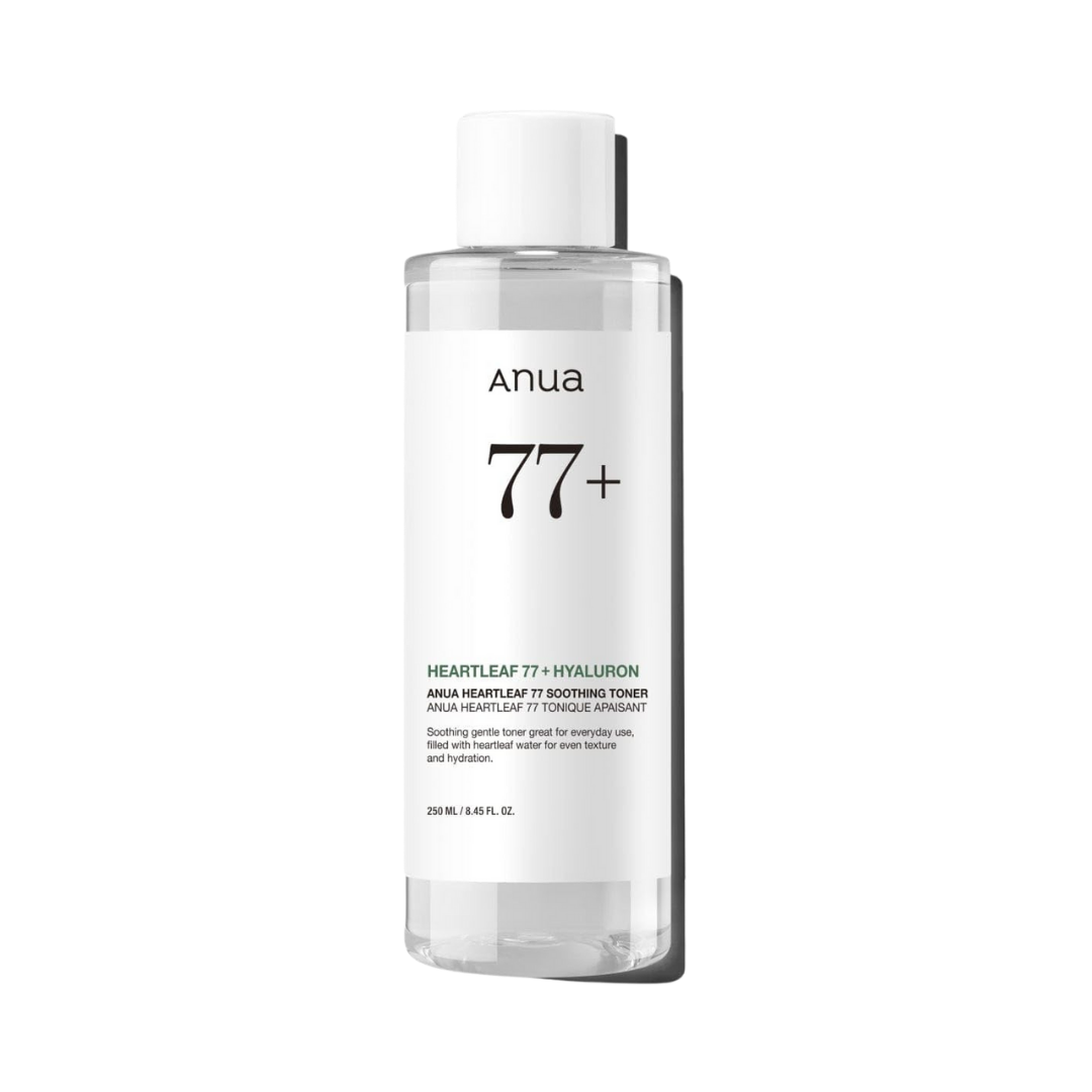 anua Heartleaf 77+ Hyaluron Soothing Toner - 250ml| انوا تونر المهدئ 77 -250 مل