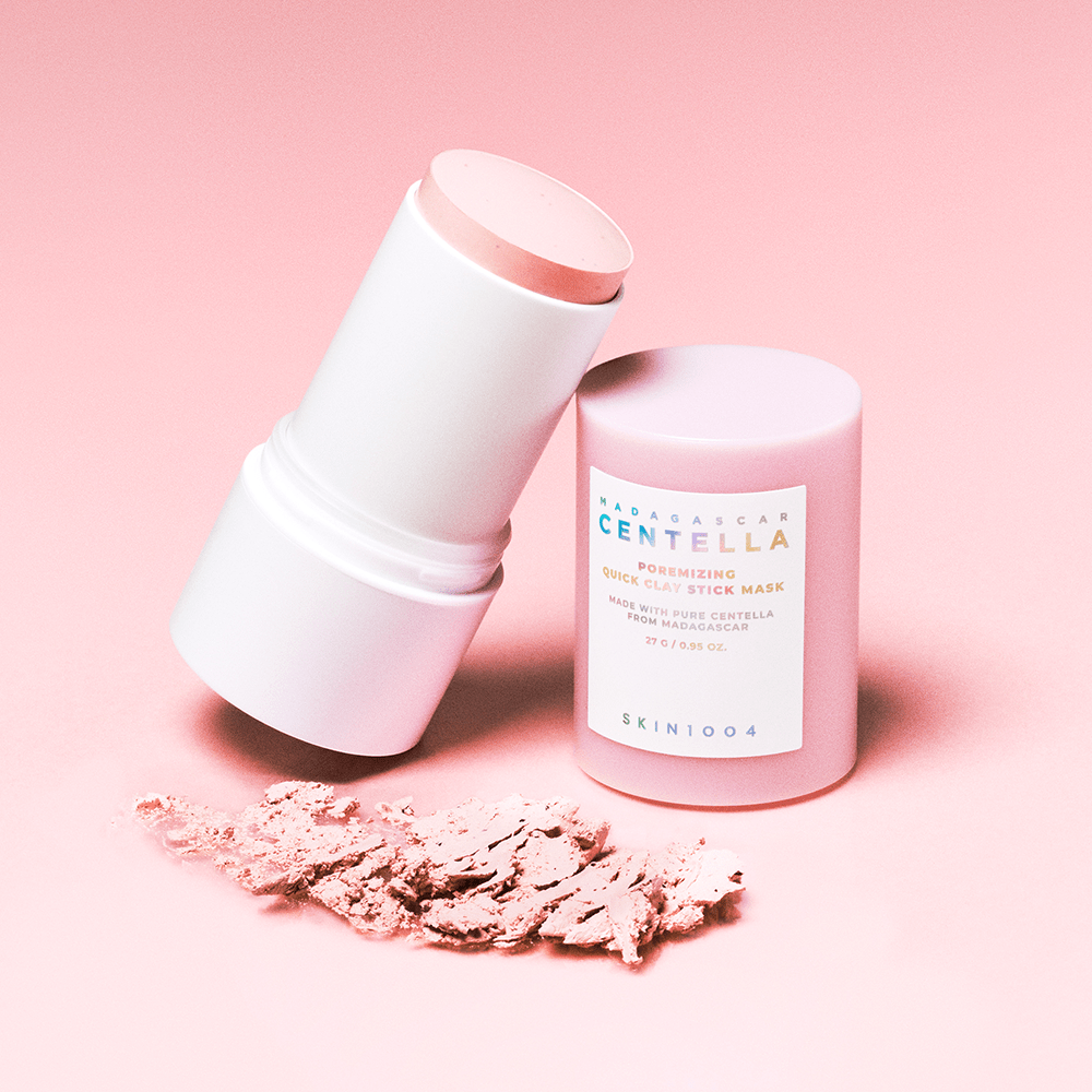 ماسك عصا الطين السريع لتخفيف وإزلة الدهون من المسام SKIN1004 Madagascar Centella Poremizing Quick Clay Stick Mask