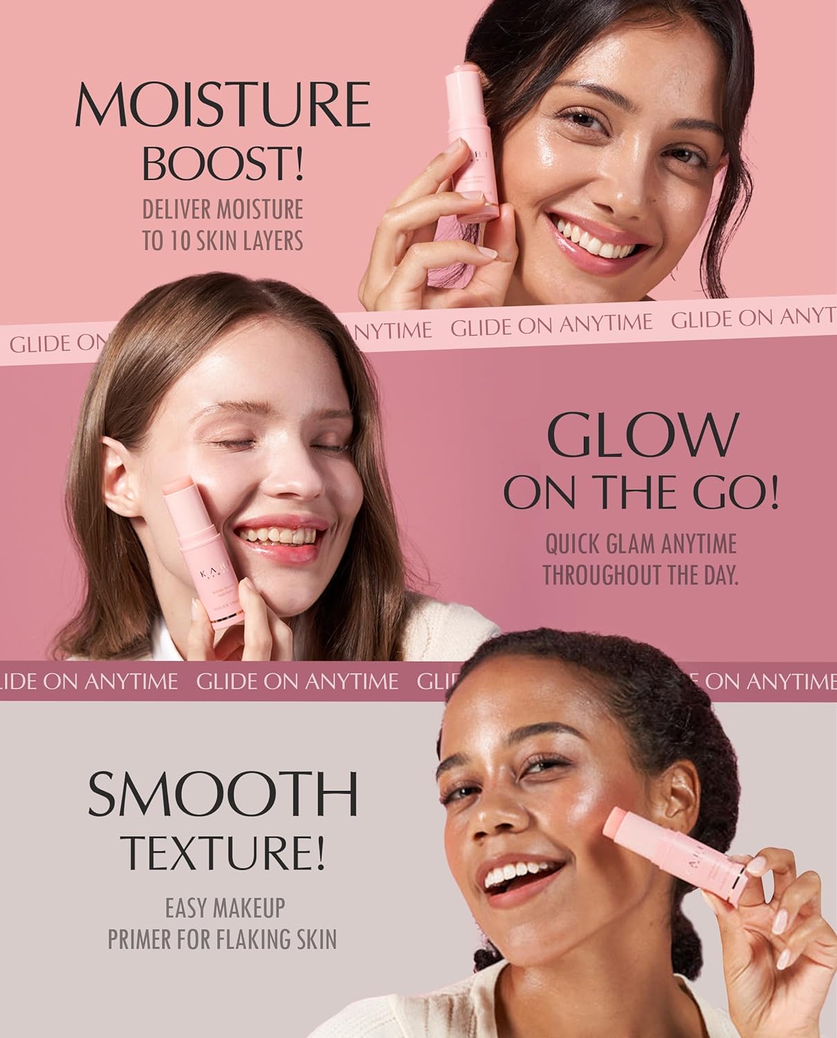 بلسم مرطب كوري شهير مصمم للاستخدام المتعدد على الوجه والرقبة.KAHI Wrinkle Bounce Multi Balm