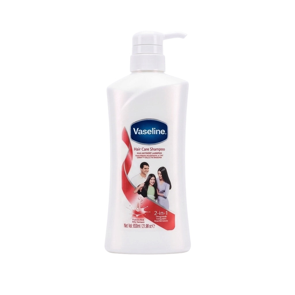 شامبو وبلسم فازلين (Vaseline Hair Care Shampoo 2-in-1) بحجم 650 مل