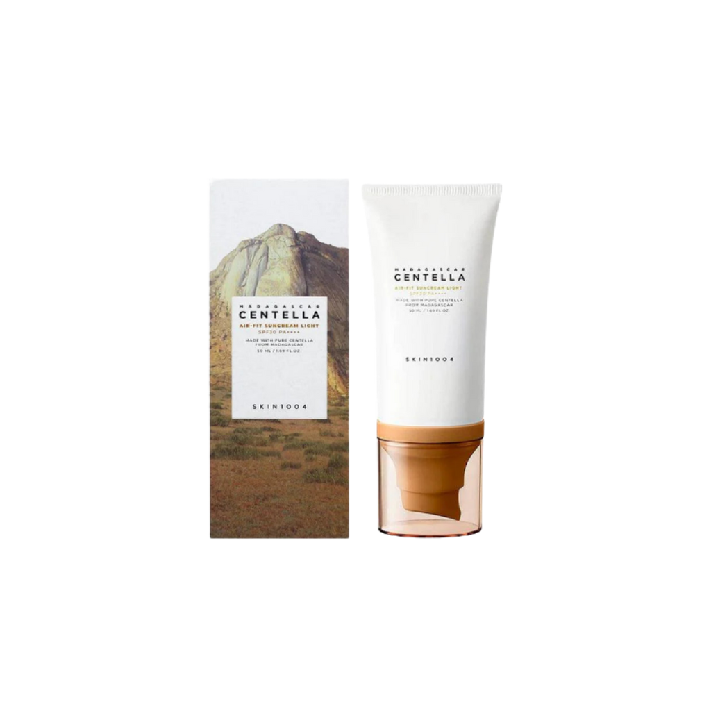 SKIN1004 Air-Fit Suncream Light Spf30 - 50ml | سكين1004 كريم واقي شمسي خفيف على البشرة Spf30 - 30 مل