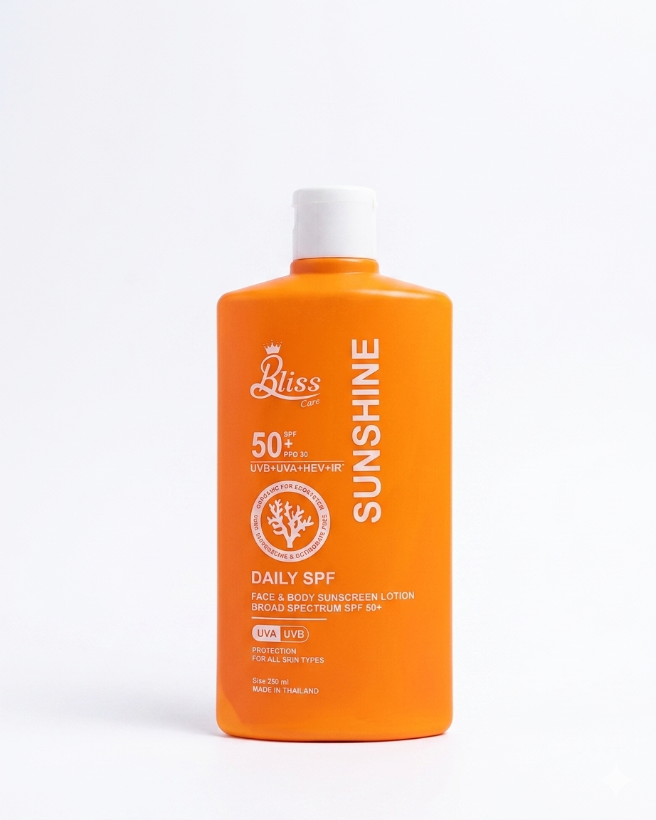 لوشن واقي الشمس "Bliss Care Sunshine Daily SPF" للوجه والجسم