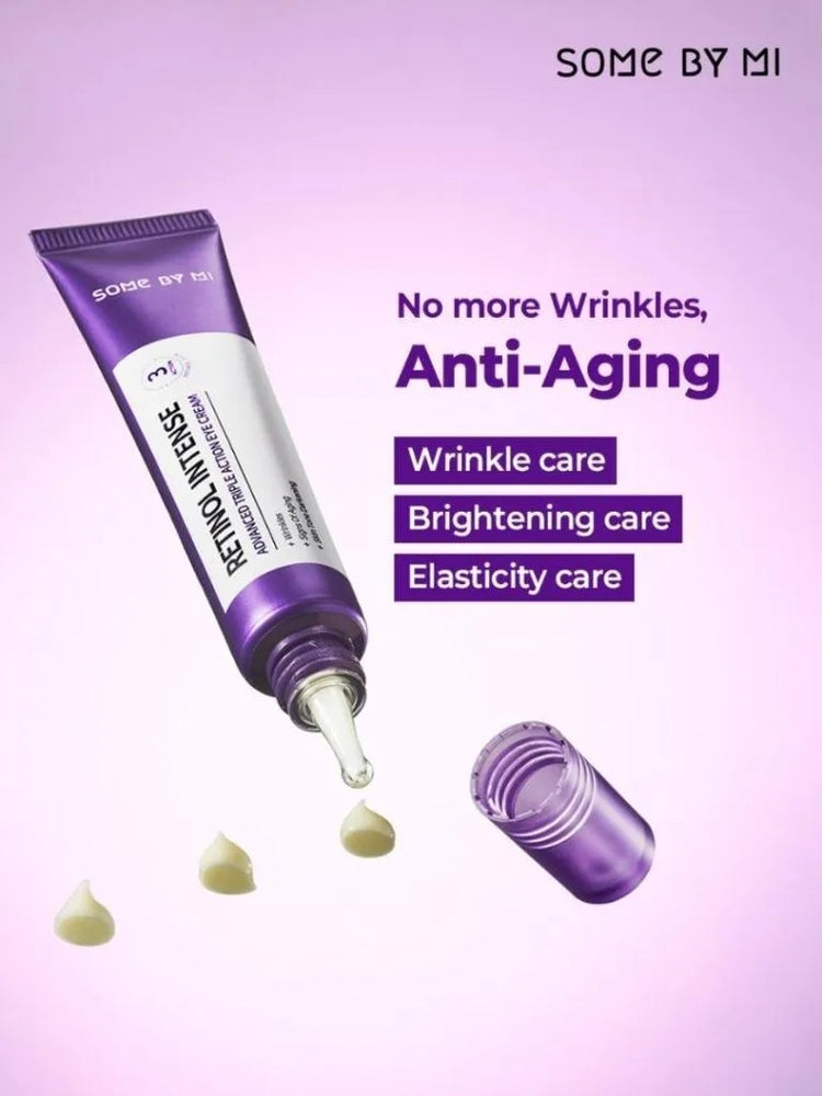 SOME BY MI Retinol Intense Advanced Triple Action Eye Cream - 30ml | سوم باي مي كريم ريتنول لمنطقة حول العين - 30 م