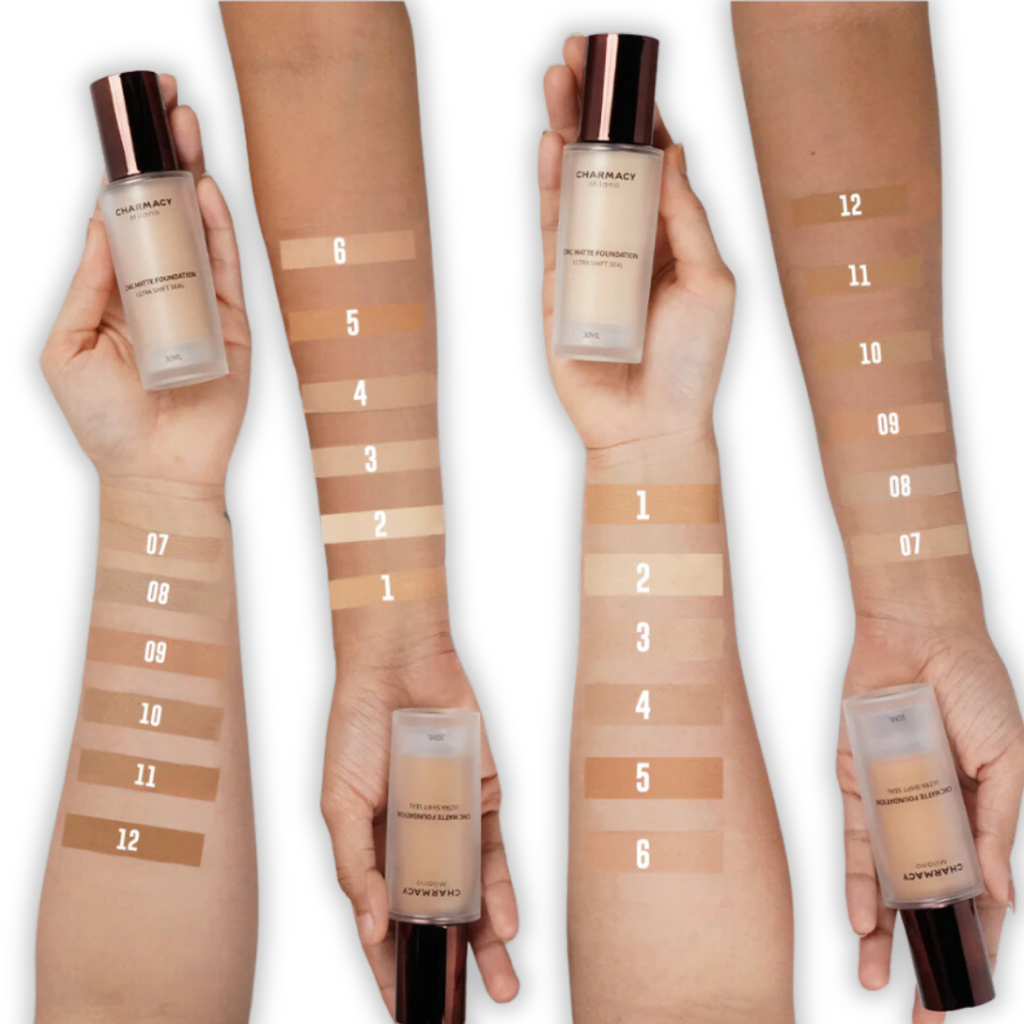 CHARMACY Milano Matte Foundation - 30ml | شارمسي ميلانو كريم أساس مات - 30 مل