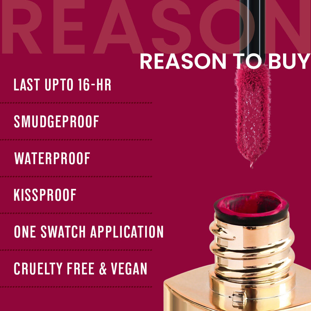 CHARMACY Milano Stunning Longstay Liquid Lip - 5.6ml | شارمسي ميلانو أحمر شفاه طويل الأمد مات - 5.6 مل