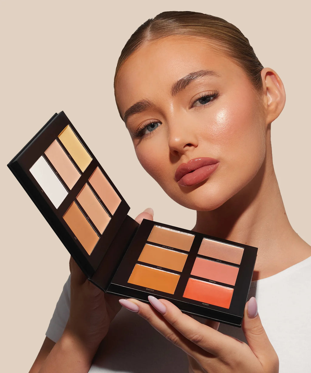 لوحة مستحضرات التجميل حجم كبير By Beauty Bay Make Face Multi-Use Complexion Palette.