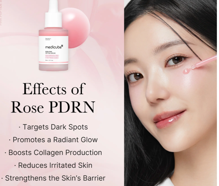 Medicube PDRN PINK PEPTIDE SERUM - 30ML | ميدي كيوب سيروم الببتيدات - ٣٠ مل