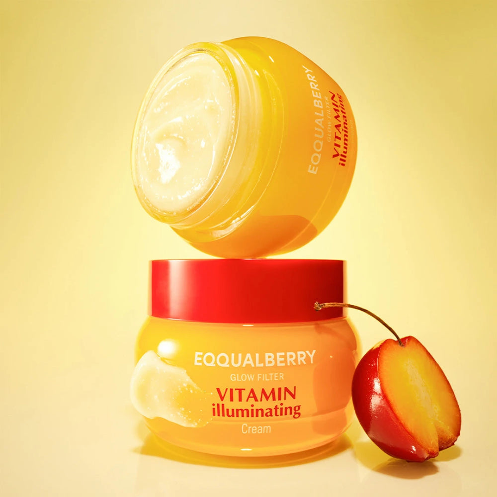 كريم إيكوال بيري المضيء بالفيتامينات (Eqqualberry Glow Filter Vitamin Illuminating Cream)،