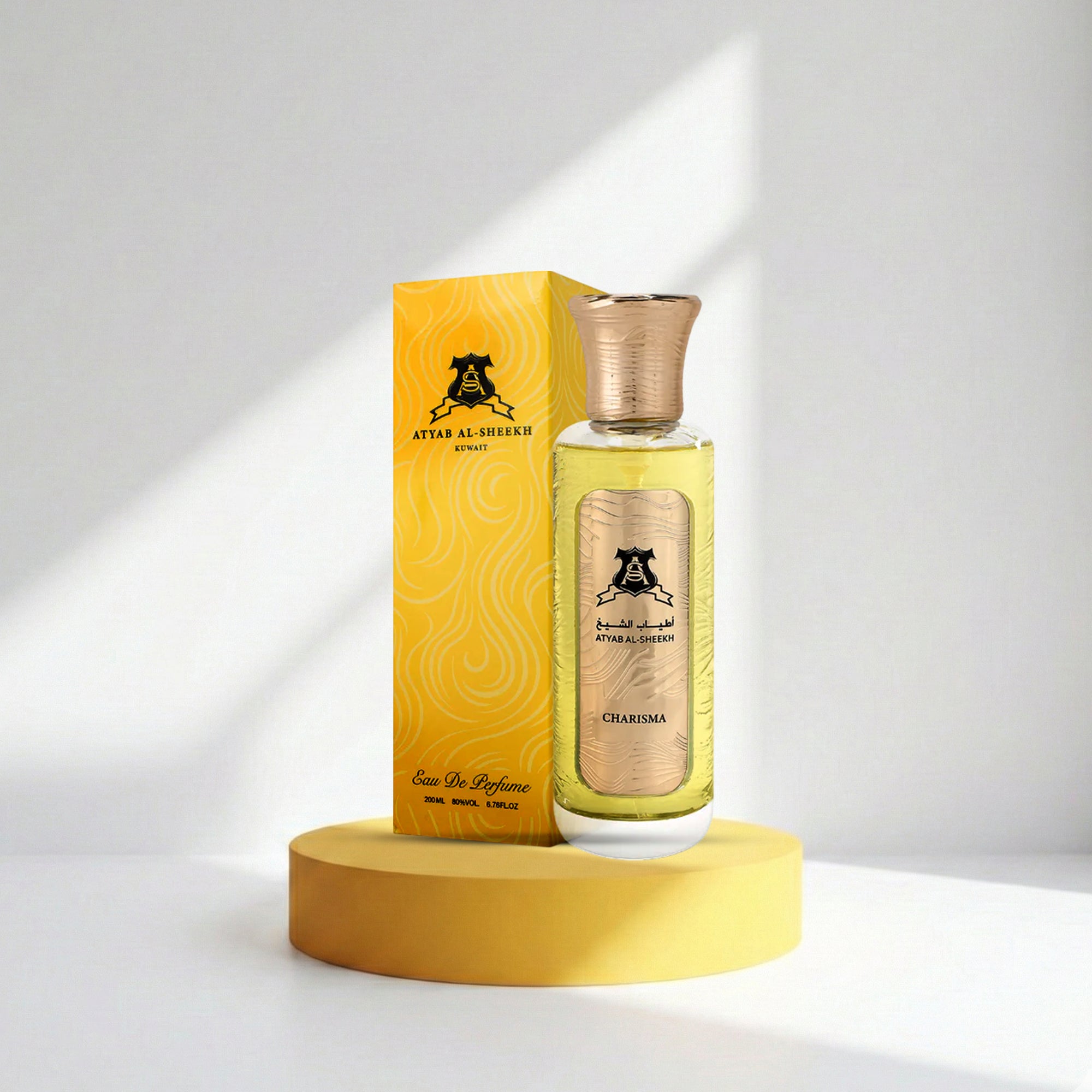 كاريزما (Charisma) من دار أطياب الشيخ الكويتية. وهو عطر شرقي فاخر ومميز يناسب الجنسين (الرجال والنساء).