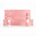 مجموعة بينك (Pink Collection) الأنيقة من براند العطور السعودي ماتش (Match Perfumes)، وهي روتين أنوثة وعناية متكامل يتميز بطابع زهري ناعم.