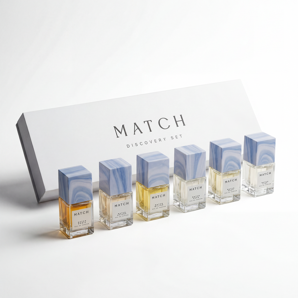 مجموعة عينات العطور "ديسكفري سيت" (Discovery Set) من العلامة التجارية ماتش (Match Perfumes)