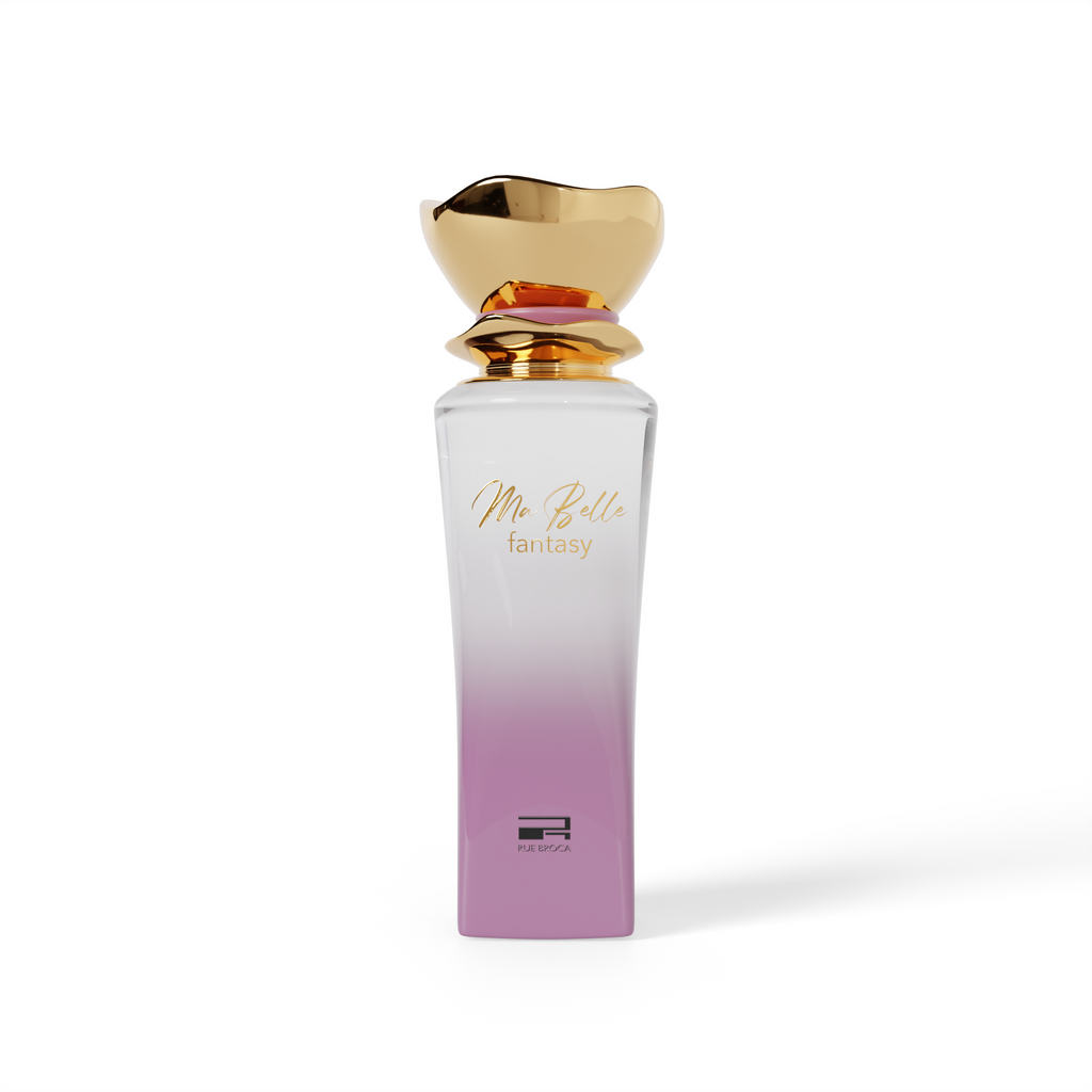 عطر Rue Broca Ma Belle Fantasy، وهو عطر زهري فواكهي للنساء من إنتاج دار العطور الإماراتية Rue Broca.