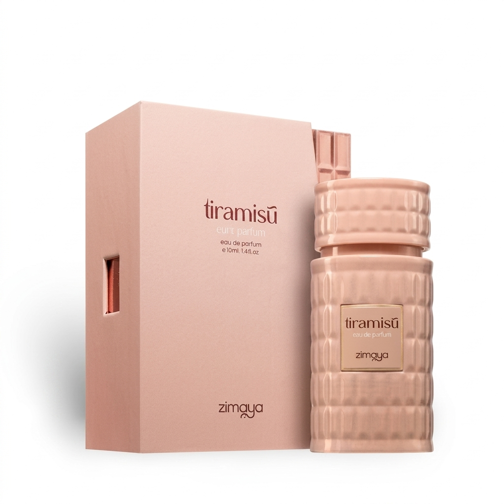 عطر تيراميسو كراميل (Tiramisu Caramel) من دار العطور الإماراتية زيمايا (Zimaya) التابعة لشركة أفنان.